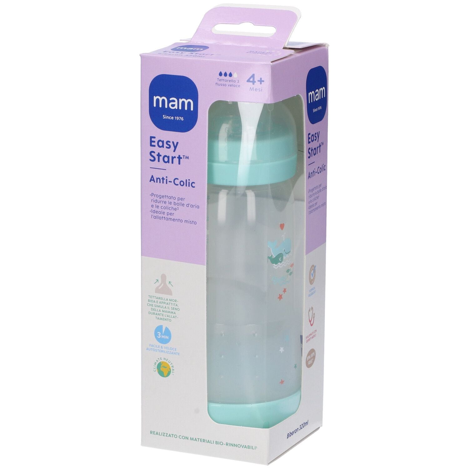 MAM EASY START 320ML 4+ MASCH