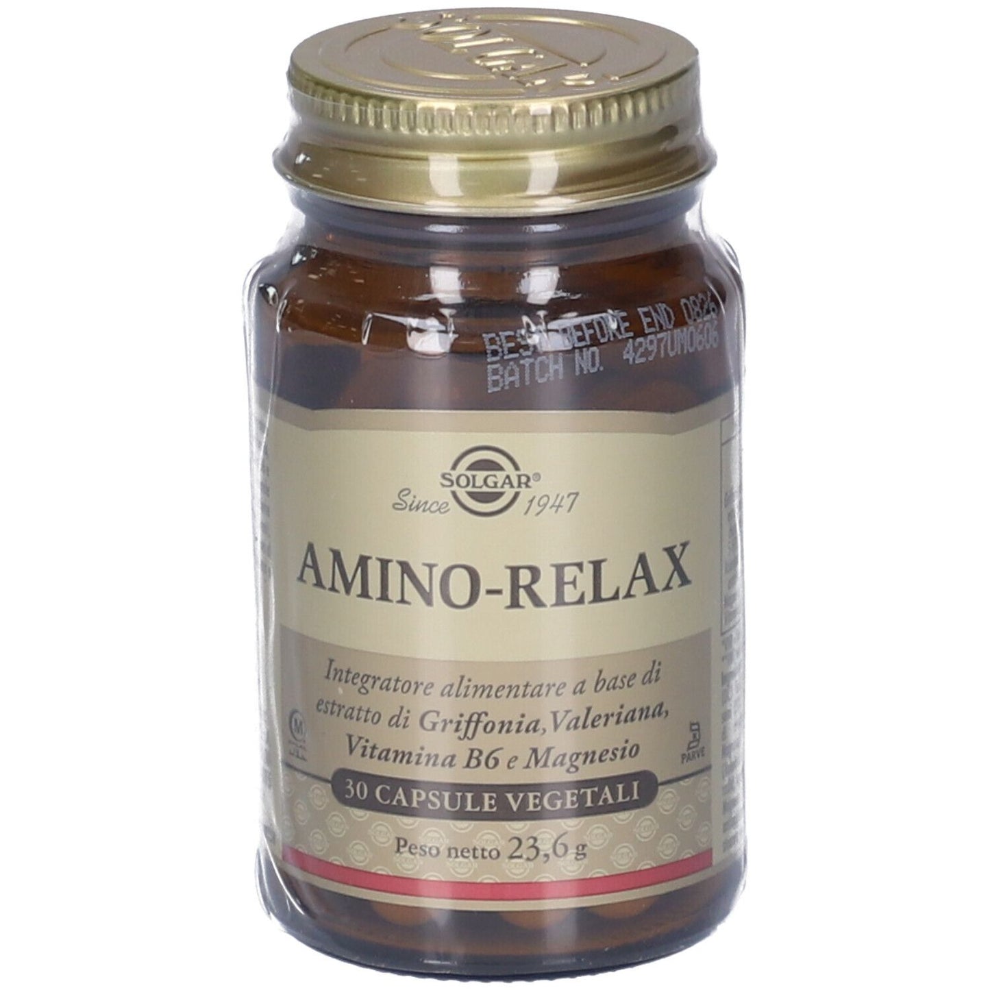 AMINO RELAX 30CPS VEG