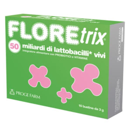 Floretrix Alim Probiotico 10 Bustine per il Benessere Intestinale