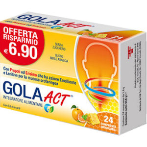 GOLA ACT MIELE ARANCIA 24CPR F