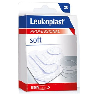 LEUKOPLAST SOFT WHITE 20PZ ASS
