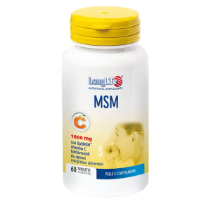 LONGLIFE MSM 1000MG 60TAV     