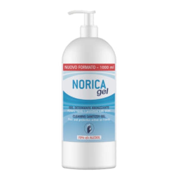 Gel igienizzante Norica 1000 ml per mani e superfici