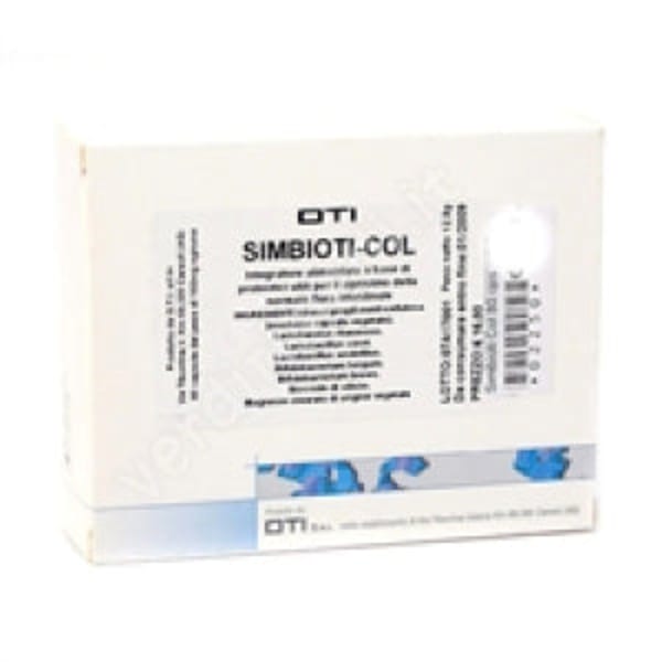 Simbioti COL 80 capsule - Integratore di probiotici e prebiotici